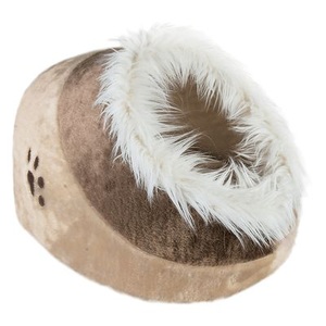 Trixie, Trixie Kuschelhöhle Minou, beige/braun - beige/braun 41 x 35 x 26 cm, Trixie Kuschelhöhle Minou - L 41 x B 35 x H 26 cm - beige / braun