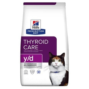 Hill´s Prescription Diet, Sparpaket: 2 x Großgebinde Hill´s Prescription Diet Feline - Feline y/d Schilddrüsen-Probleme (2 x 5 kg), 