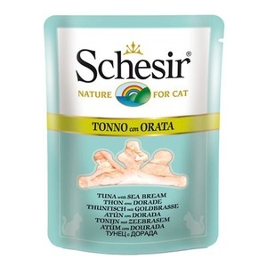Schesir, Schesir in Brühe Pouch 6 x 70 g - Thunfisch mit Schinken, 