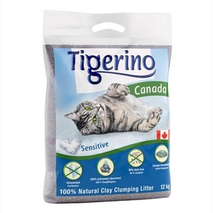 Tigerino, Tigerino Canada Katzenstreu - Lemongrasduft - 12 kg, Tigerino Premium Katzenstreu ? Zitronengrasduft - 12 kg