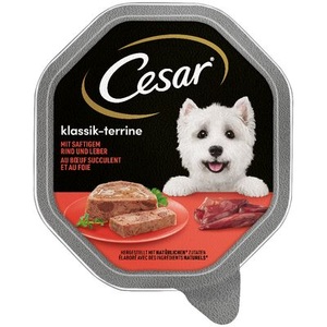 Cesar, Megapack Cesar Schale 14 x 150 g - Klassiker mit zartem Huhn und Truthahn, Megapack Cesar Schale 14 x 150 g - Klassiker mit zartem Huhn und Truthahn