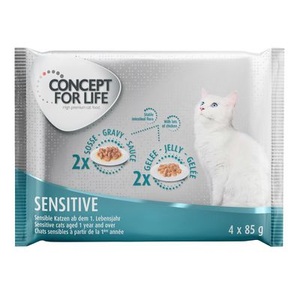 Concept for Life, Concept for Life Probierpakete - 4 x 85 g - Sterilised, Zum Probierpreis! Concept for Life 4 x 85 g - Sterilised