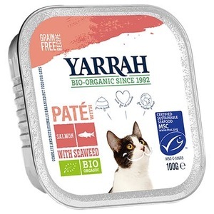 Yarrah, 14 + 4 gratis! 18 x 100 g Yarrah Bio Schälchen - Chunks: Huhn mit Truthahn, Yarrah Bio Chunks 6 x 100 g - Bio Huhn & Bio Truthahn mit Bio Aloe Vera