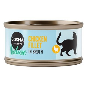 Cosma, 20 + 4 gratis! Cosma Nature 24 x 70 g - Thunfisch mit Rind, Cosma Nature 6 x 70 g - Thunfisch mit Rind