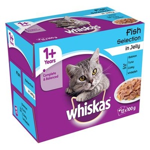 Whiskas, Multipack Whiskas 1+ Creamy Soup 48 x 85 g - Geflügelauswahl, 