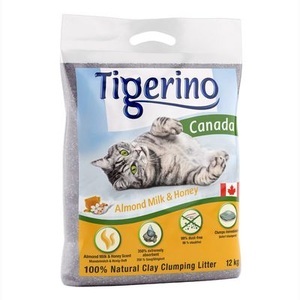 Tigerino, Sparpaket: 2 x 12 kg Tigerino Canada Katzenstreu - Babypuderduft, Tigerino Premium Katzenstreu ? Babypuderduft - 12 kg