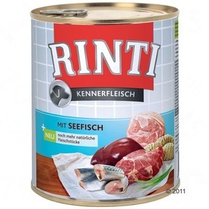 RINTI, Sparpaket RINTI Kennerfleisch 12 x 800 g - Mix 2, RINTI Kennerfleisch Mix 12 x 800 g - Mixpaket 2