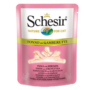 Schesir, Schesir in Brühe Pouch 6 x 70 g - Thunfisch mit Schinken, 
