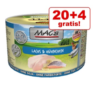 MAC´s, MAC´s Cat 6 x 200 g - Ente, Pute, Huhn, MAC´s Cat 6 x 200 g - Ente, Pute, Huhn