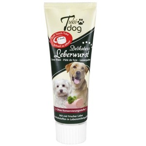 TubiDOG, Tubidog Lachscreme in der Tube - 75 g, Tubidog Leckerli Tubidog Lachscreme, 75 g