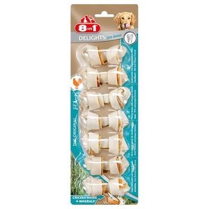 8in1, 8in1 Delights Pro Dental Kauknochen Huhn - XS, 7 Stück (84 g), 8in1 Dental Delights XS (7x84g)