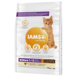 IAMS, IAMS for Vitality Kätzchen mit Frischem Huhn - 10 kg, IAMS Advanced Nutrition Kitten mit Frischem Huhn - 10 kg