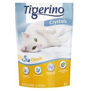 Tigerino, Tigerino Crystals Lavendel Katzenstreu - 6 x 5 l - Sparangebot!, Tigerino Crystals Katzenstreu - Lavendel - Sparpaket: 6 x 5 l