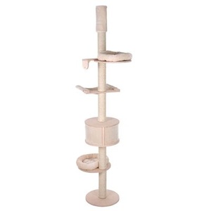 bitiba, Kratzbaum Deckenspanner Natural Paradise XL - creme, Natural Paradise Deckenspanner Magnolia - creme