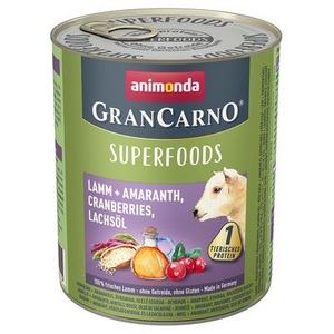 Animonda GranCarno, 5 + 1 gratis! 6 x 800 g Animonda GranCarno Adult Superfoods - Rind + Rote Bete, Brombeeren, Löwenzahn, Animonda GranCarno Adult Superfoods 6 x 400 g / 800 g - Rind + Rote Bete, Brombeeren, Löwenzahn 6 x 800 g