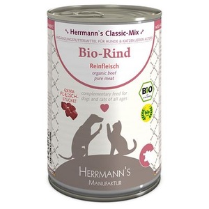 Herrmanns, Herrmann´s Reinfleisch 1 x 400 g - Bio Pute Pur, 