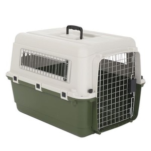 zooplus Exclusive, Transportbox Feria - Größe 4 (S): B 51 x T 67 x H 47 cm, Savic Katzentoilette Robin Jumbo - hellgrau / weiss