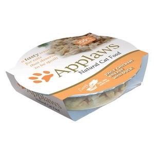 Applaws, Sparpaket Applaws Cat Pot 30 x 60 g - Saftiger Thunfisch & Krabben, Applaws Nassfutter mit Thunfischfilet und Krabbe (60g)