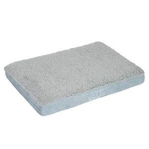 zooplus Exclusive, Hundebett Memory eckig, grau - L 72 x B 50 x H 9,5 cm (Motiv: Hund), Hundebett Memory eckig, grau - L 72 x B 50 x H 9,5 cm