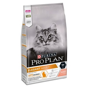 Pro Plan, Pro Plan Elegant Adult reich an Lachs - 1,5 kg, ProPlan Derma Plus Trocken-Katzenfutter Lachs