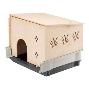zooplus Exclusive, Kleintierhaus für Plaza Käfige - L 42 x B 60 x H 50 cm, 