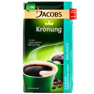 Jacobs Krönung, Jacobs Krönung Balance - 3 x 500 g, Jacobs Filterkaffee Balance 500 g