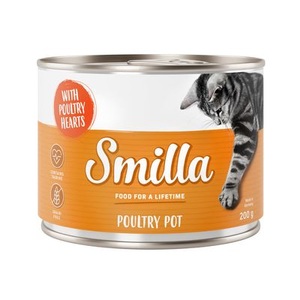 Smilla, Smilla Geflügeltöpfchen 6 x 200 g - zartes Geflügel mit Fisch, Smilla Geflügeltöpfchen 6 x 200 g - zartes Geflügel mit Fisch