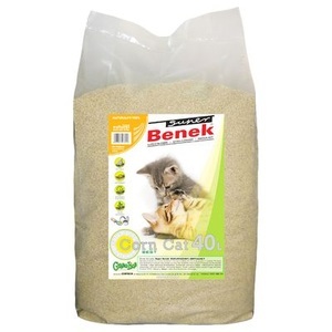 Benek, Super Benek Corn Cat Natural - 40 l (ca. 26,7 kg), 