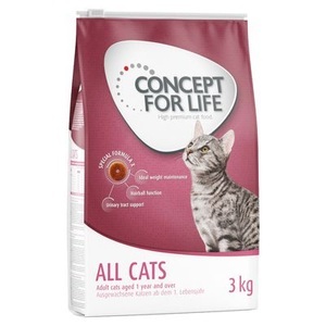 Concept for Life, Concept for Life Sterilised Cats - 3 kg, 