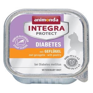 Animonda Integra, Sparpaket: 24 x 100 g Animonda Integra Protect Adult Diabetes Schale - Rind, Animonda Integra Protect Adult Diabetes Schale 6 x 100 g - mit Rind