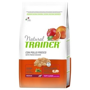 Trainer Natural Medium Puppy & Junior - Sparpaket: 2 x 12 kg