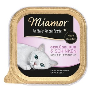Miamor, Miamor Milde Mahlzeit 6 x 100 g - Geflügel Pur & Forelle, Miamor Milde Mahlzeit 6 x 100 g - Geflügel Pur & Forelle