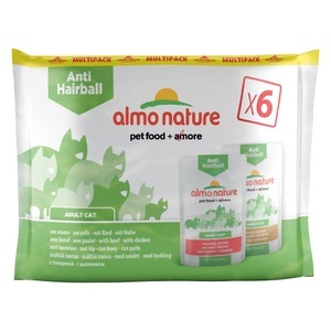 Almo Nature Anti Hairball Pouch Mixpack - 12 x 70 g