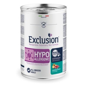 Exclusion Diet, Exclusion Diet Mixpaket 12 x 400 g - Mix 1: Pferd, Hirsch, Kaninchen, Exclusion Diet 1 x 400 g - Pferd & Kartoffel
