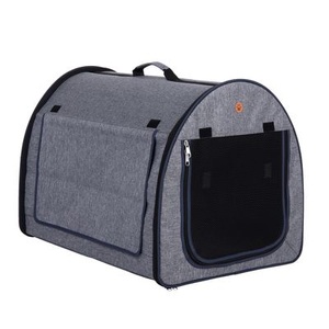zooplus Exclusive, Faltbare Transporthütte Easy Go - Größe L: B 57 x T 77 x H 63 cm - grau