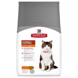 Hill´s Science Plan, Hill´s Science Plan Adult Hairball & Indoor Huhn - 3 kg, Hill's Science Plan Trockenfutter Katze Adult, Hairball und Perfect Coat, mit Huhn 3 kg