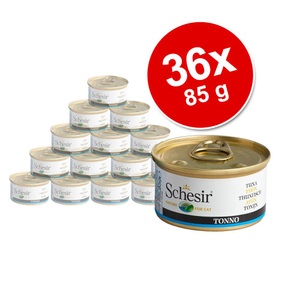 Schesir, Sparpaket Schesir in Gelee 36 x 85 g - Kitten Thunfisch mit Aloe, 