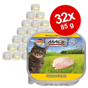 MAC´s, MAC´s Cat Schale Katzenfutter 16 x 85 g - Ente, Pute & Huhn, MAC's Cat Schale 16 x 100 g - Ente, Pute & Huhn