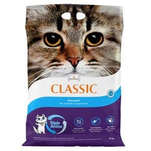 Extreme Classic, Extreme Classic Katzenstreu mit Babypuderduft - 14 kg, Intersand Classic Katzenstreu mit Babypuderduft (14kg)