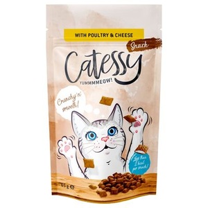 Catessy, Catessy Knabber-Snacks, Lachs mit Vitaminen & Omega-3 - 65 g, Catessy Knabber-Snacks 65 g - mit Lachs