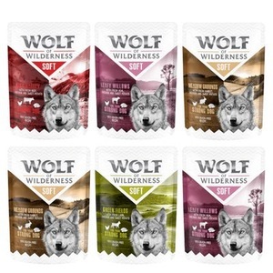Wolf of Wilderness, Wolf of Wilderness Dosendeckel - 5 Stück, Ø 7,5 cm (400 g) + Ø 10 cm (800 g), 6 x 400 g Mixpakete - Wolf of Wilderness - Dosendeckel, passend für 400 g & 800 g
