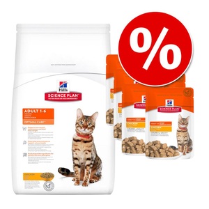 Hill´s Science Plan, Hill´s Science Plan Mischfütterung - Young Adult Sterilised Cat mit Thunfisch (1,5 kg), Hill's Science Plan Adult Sterilised Huhn - 1,5 kg