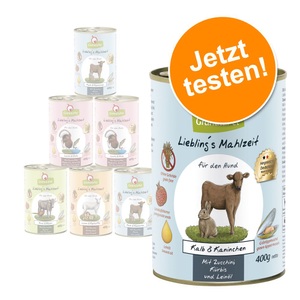 Granatapet, GranataPet Liebling´s Mahlzeit Mixpaket - 6 x 400 g, GranataPet Liebling's Mahlzeit Probierpaket - 6 x 400 g