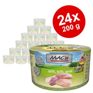 MAC´s, MAC´s Cat 6 x 200 g - Ente, Pute, Huhn, MAC´s Cat 6 x 200 g - Ente, Pute, Huhn