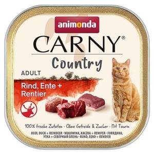 Animonda Carny, Sparpaket Animonda Carny Country Adult 32 x 100 g - Huhn, Ente + Gans, Animonda Carny Country Adult 32 x 100 g - Huhn, Ente + Gans