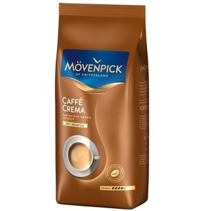 Purina Schöller, Mövenpick Cafe Crema Bohnen - 1 kg, Mövenpick Caffé Crema Koffeinhaltig Kaffeebohnen Bohnen Cremig 1 kg