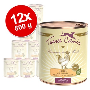 Terra Canis, Terra Canis 6 x 800 g - Lachs mit Hirse, Pfirsich & Kräutern, Terra Canis 6 x 800 g - Lachs mit Hirse, Pfirsich & Kräutern