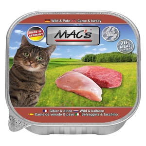 MAC´s, MAC´s Cat Schale Katzenfutter 16 x 85 g - Huhn Pur, MAC's Cat Schale 16 x 100 g - Huhn Pur