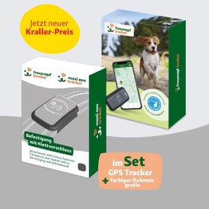 Fressnapf, Fressnapf GPS-Tracker für Hunde + Befestigung grau/ schwarz, Fressnapf GPS-Tracker für Hunde + Befestigung grau/ schwarz