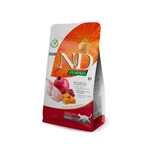 Farmina, Farmina Feline Adult Wachtel & Granatapfel (1.5kg), N&D Farmina Pumpkin Adult Wachtel 1.5 kg